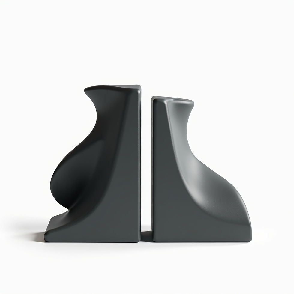 Sculptural Bookend Set