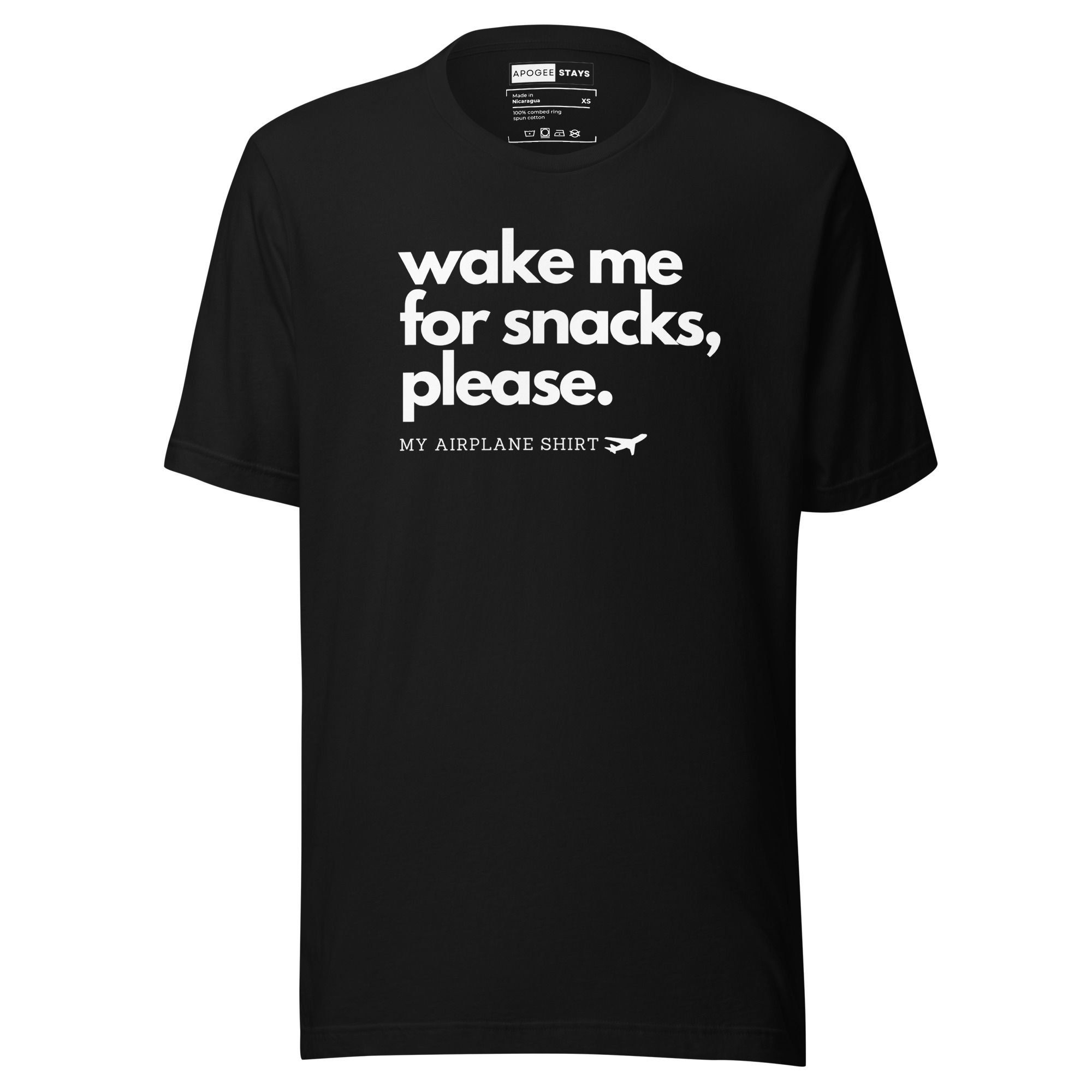 Wake Me For Snacks Travel T-Shirt