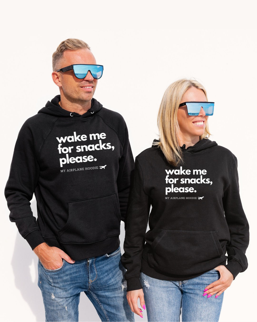 Wake Me for Snack Travel Hoodie
