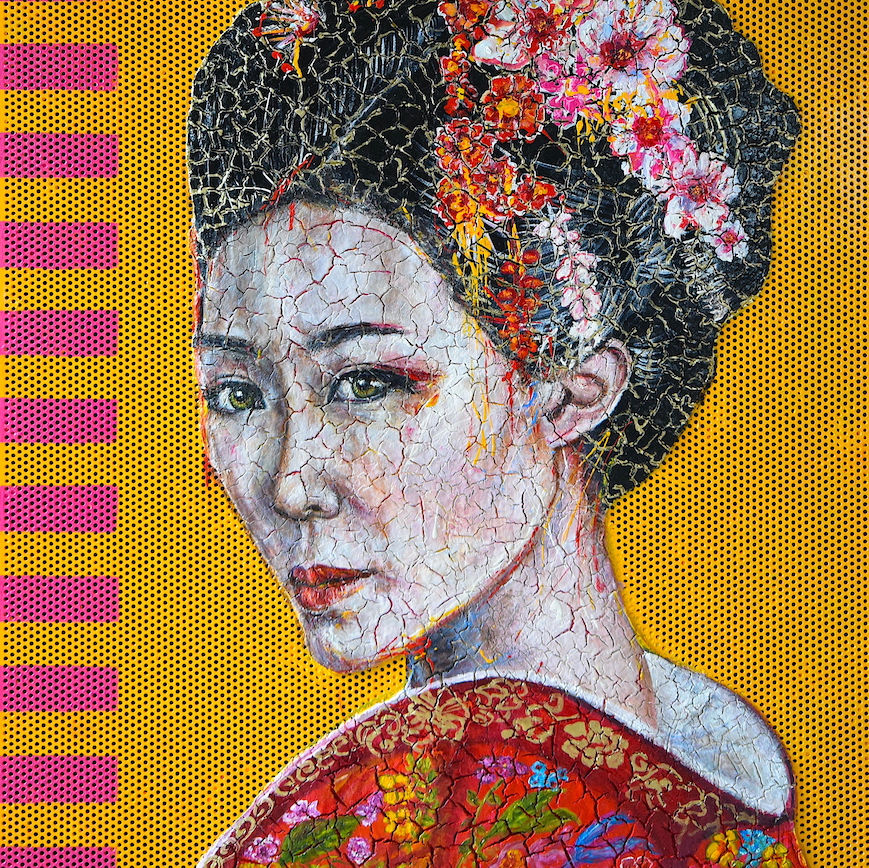 Katja Nordmeyer - _Aiko_ - 2023 - 120 x 95 - mixed technique on perforated aluminium.JPG