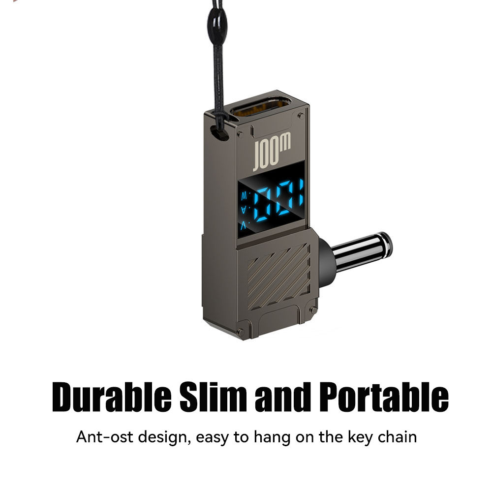 PD 100W USB-C to DC Plug Converter | Laptop Charging Adapter for Lenovo, HP, Del