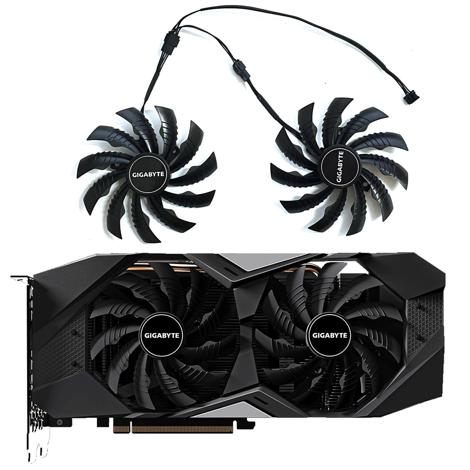 PLD10010S12H 95mm GPU Fan | 4-Pin 12V Cooler for Gigabyte RTX/GTX WindForce Card