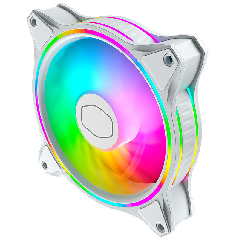 Miniatura: Cooler Master MF120 Halo RGB Fan | 120mm White CPU Cooling Fan