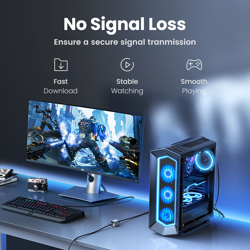 Miniature : UGREEN RJ45 Ethernet Extender Adapter | Cat8/Cat7 10Gbps Female-to-Female Couple