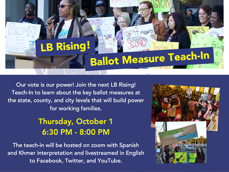 LB Rising! Ballot Measure Teach-In