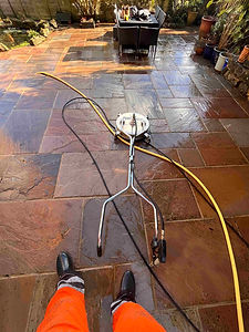 Patio cleaning