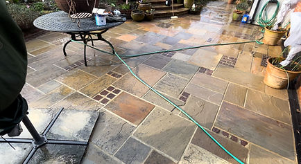 Patio cleaning