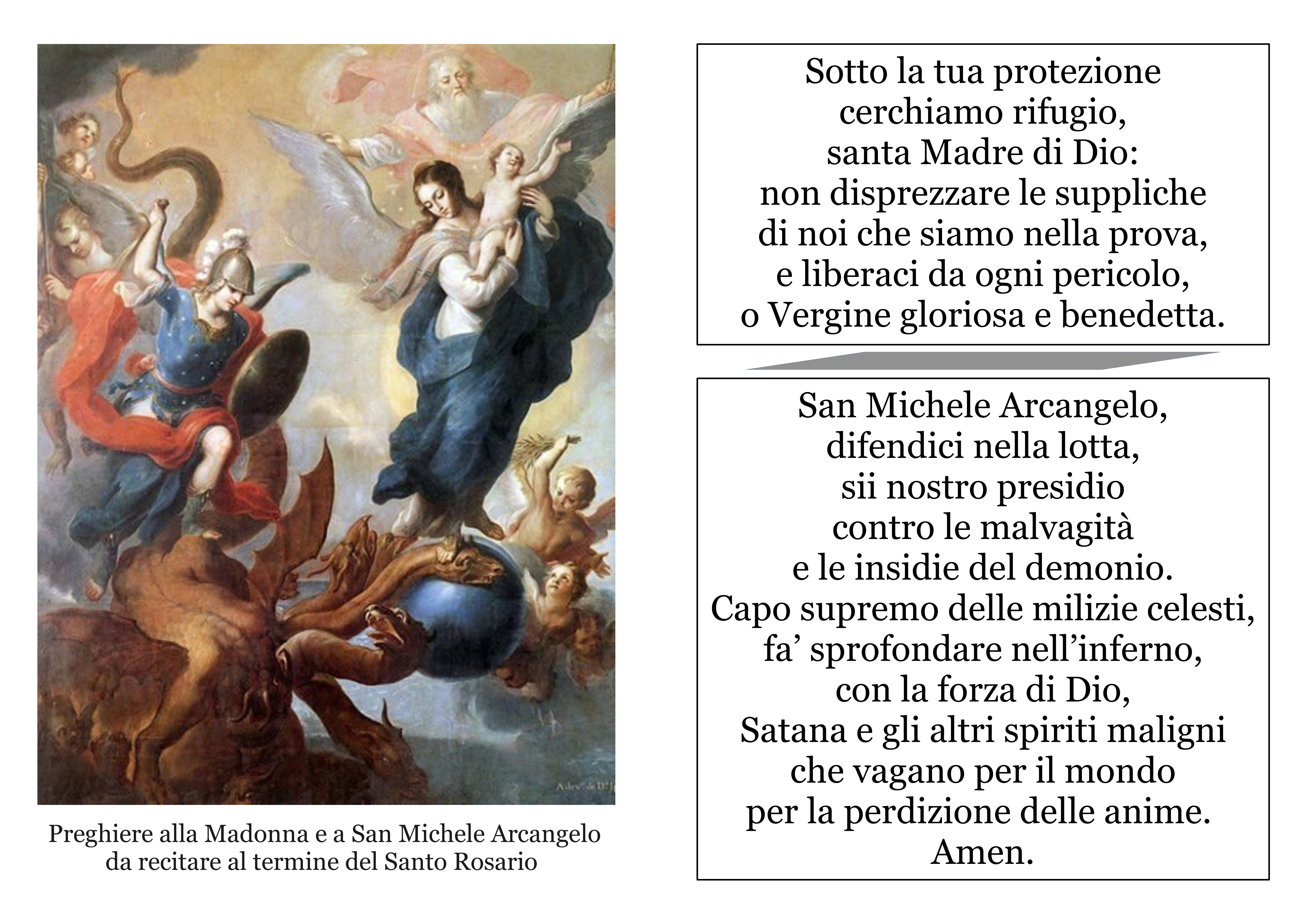 Preghiera Di Liberazione A San Michele Arcangelo