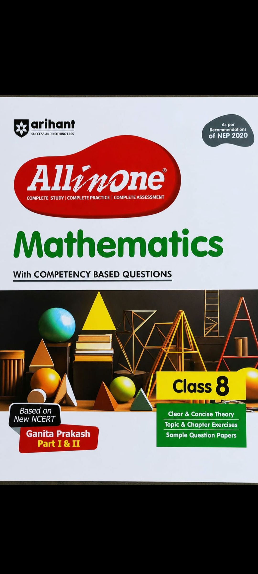 VIII Class Maths Part 1 &2 All in one Book. 
