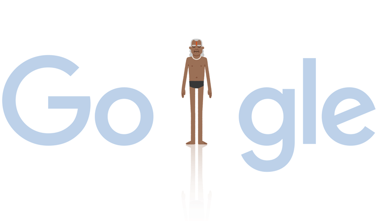 Google animation of triangle pose