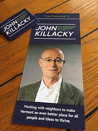john killacky political print advertising cohesive branding