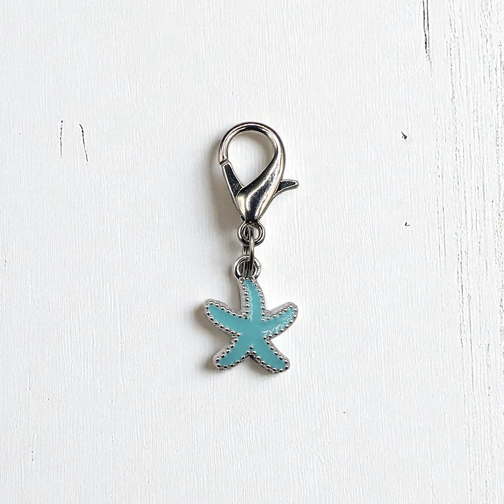 Thumbnail: Aloha Spirit Collar & Teal + Tangerine Leash Set with Coastal Charm