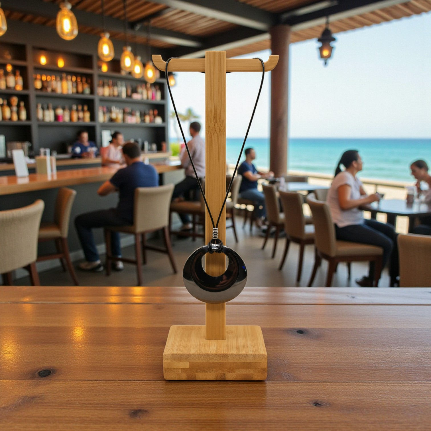 Midnight Horizon Pendant Necklace