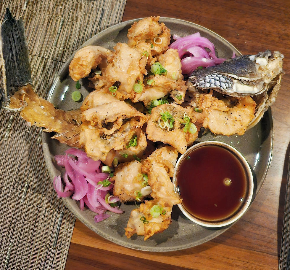 Shokudo's Tempura Red Snapper