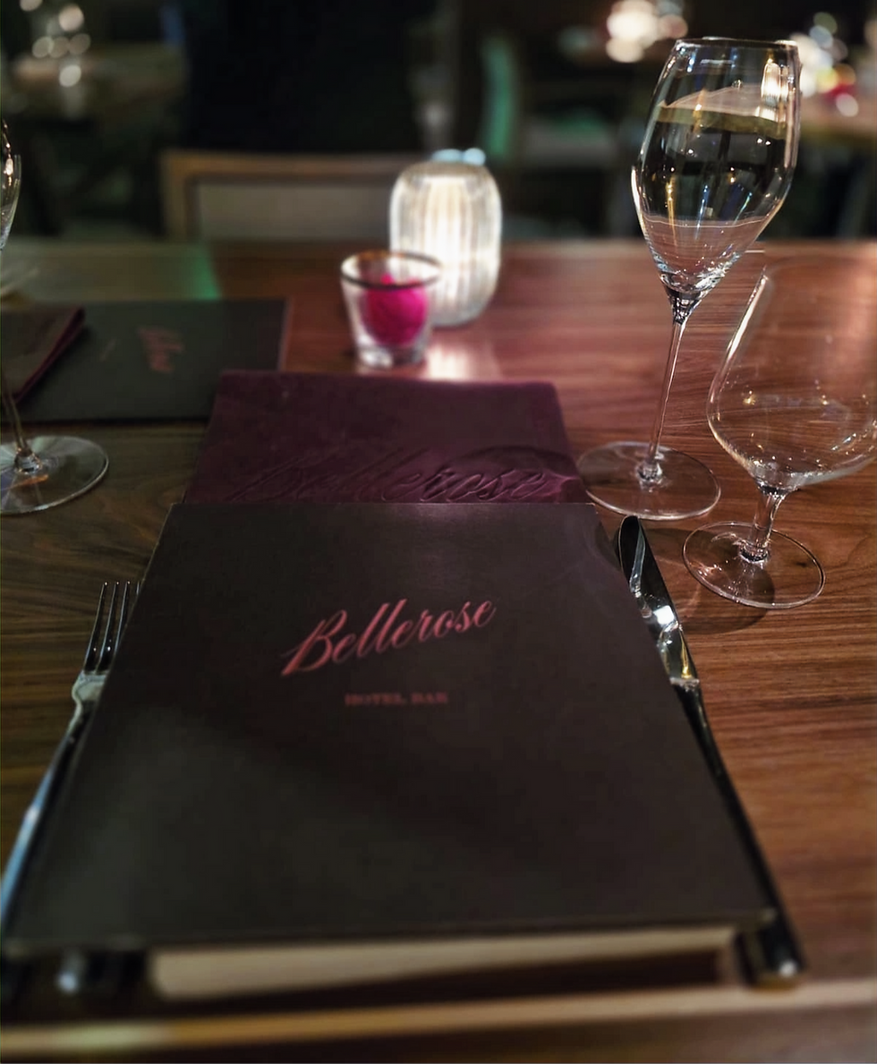 Bellrose Hotel Bar: Stunning Room, Serious Bar, World Class Service, Kitchen Still Calibrating