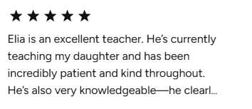 Reviews of music lessons