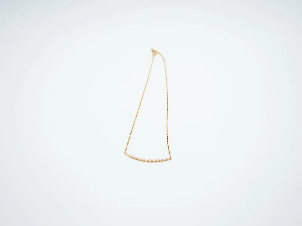 Miniatura: Gargantilla oro rosa y diamantes