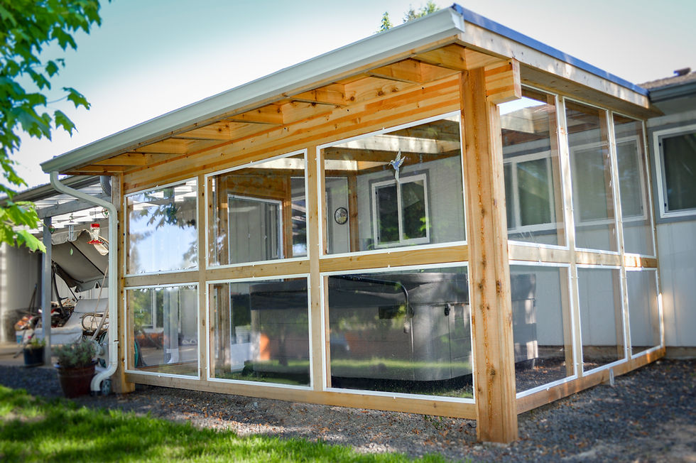 Hot Tub Shed Patio Cover