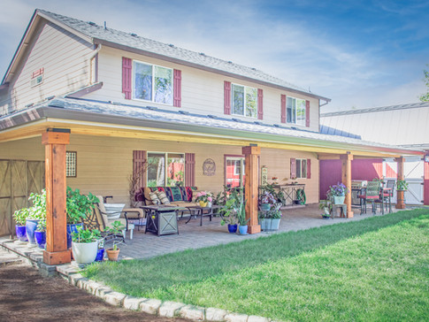 Hipped Patio Cover with Paver Patio