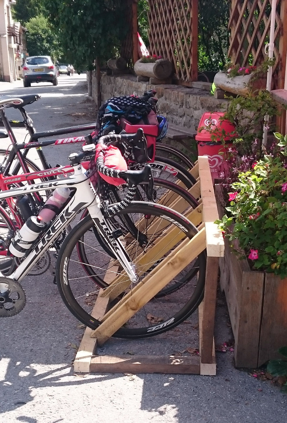 Accueil des cyclistes