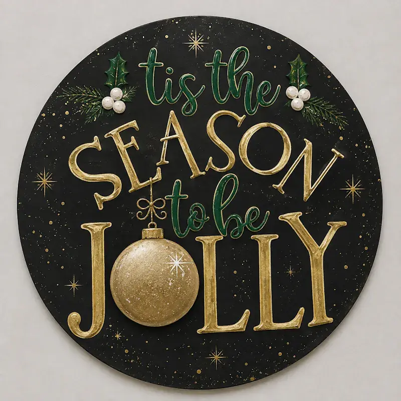 Thumbnail: VFW Paint Event – Christmas 18" Door Hanger