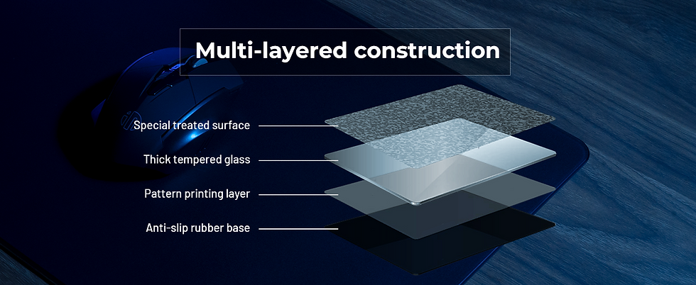 Thumbnail: XVX Premium Glass Mousepad
