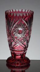 Small Ruby Cased vase