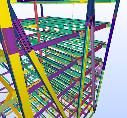 Cimolai Steel Tekla Model.png