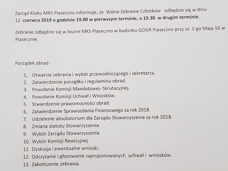 WALNE ZEBRANIE 12 CZERWCA