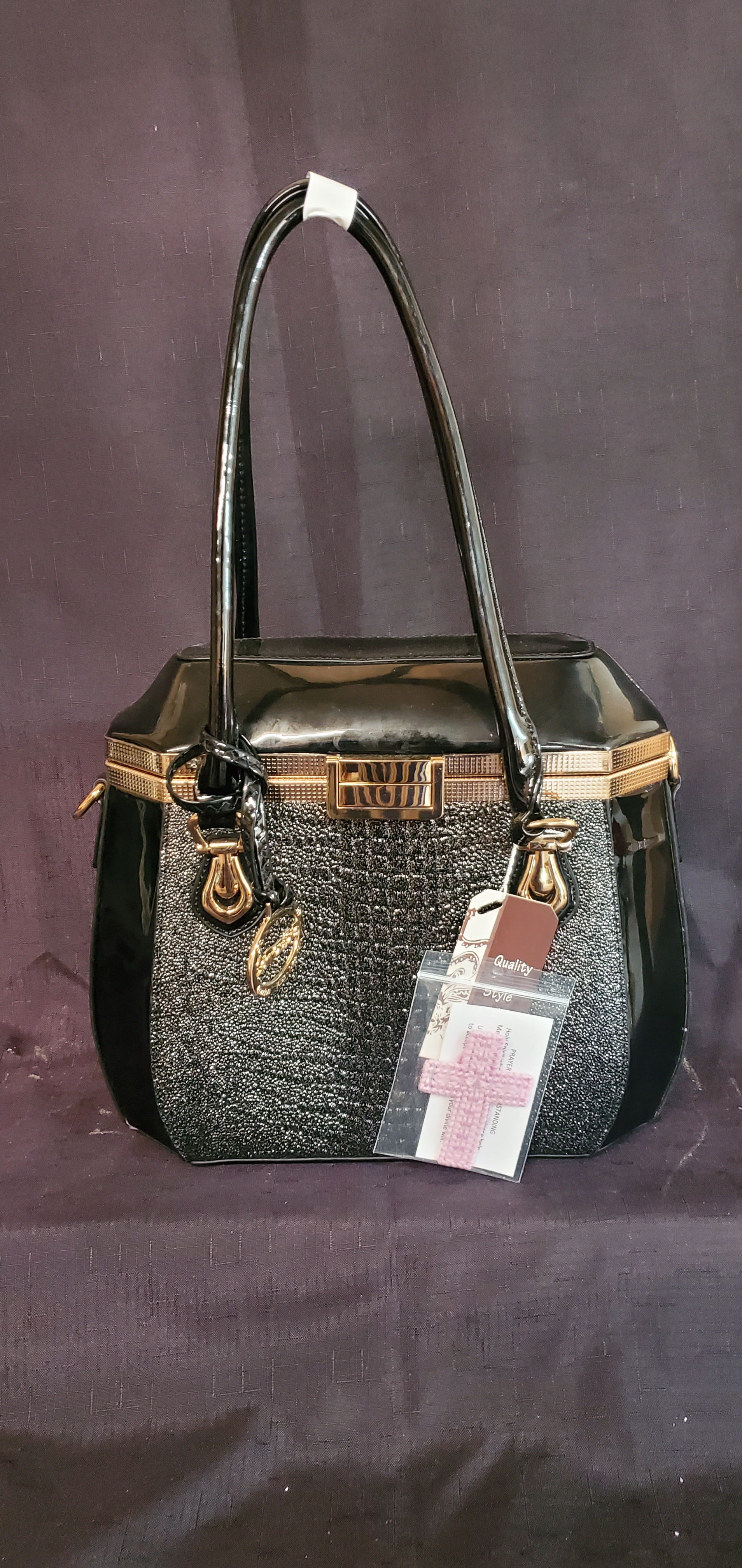 Bolso único de charol