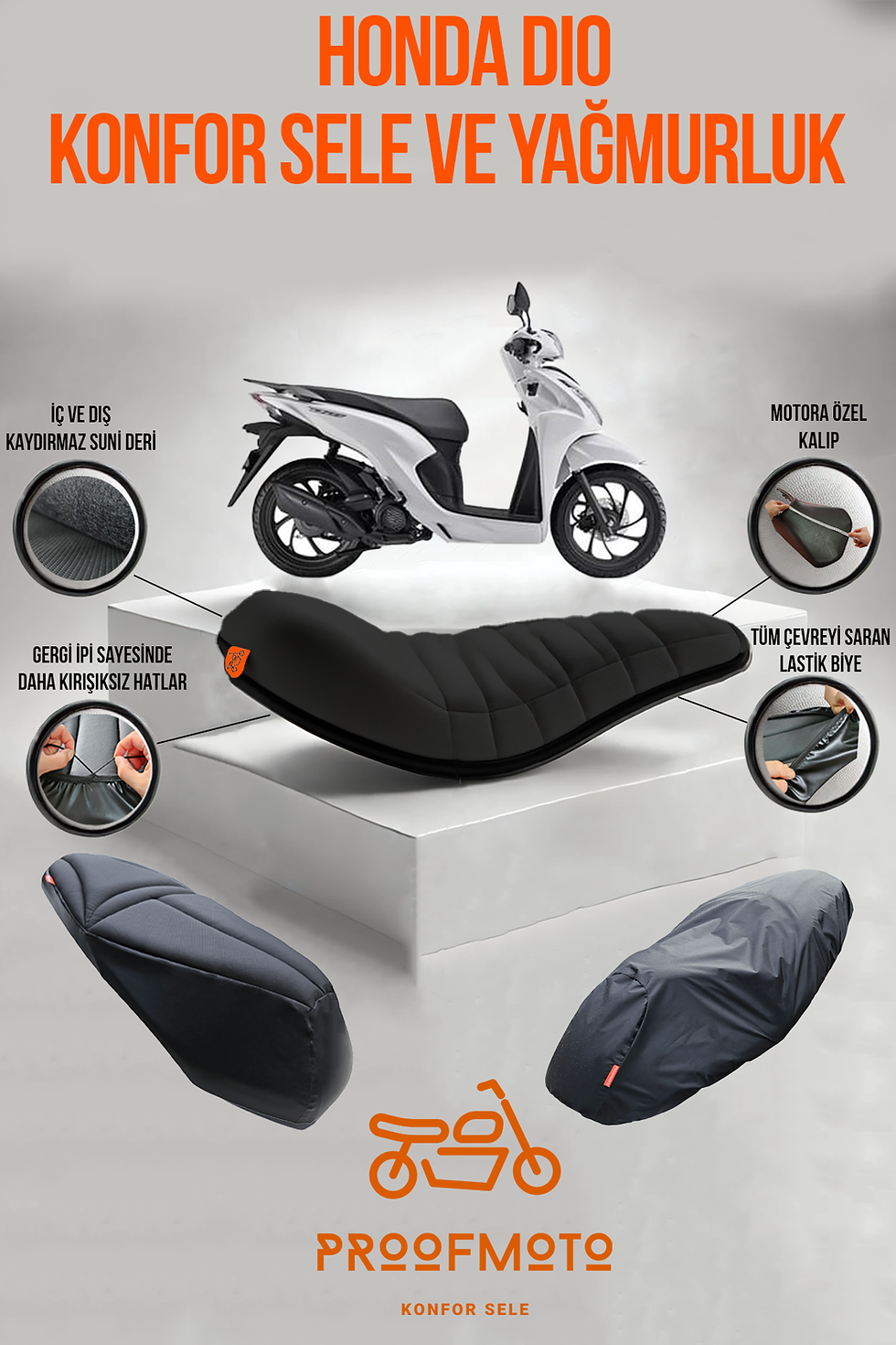 Honda Dio Konfor Sele Kılıf