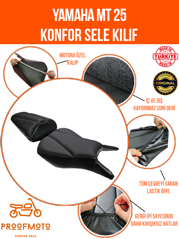 Yamaha Mt 25 Konfor Sele Kılıf