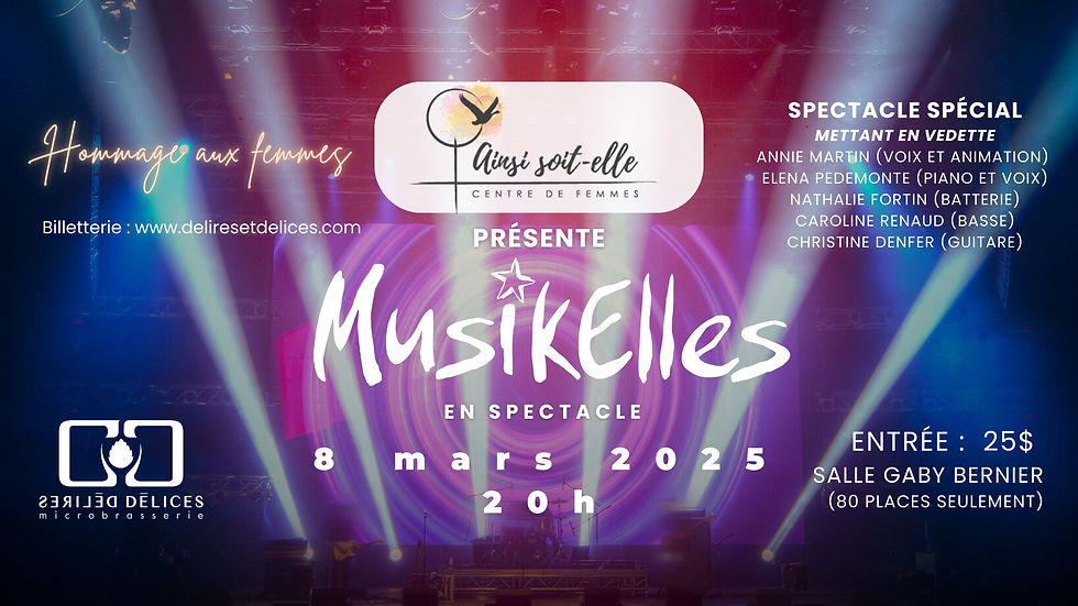 Hommage aux femmes : Soirée Musikelles