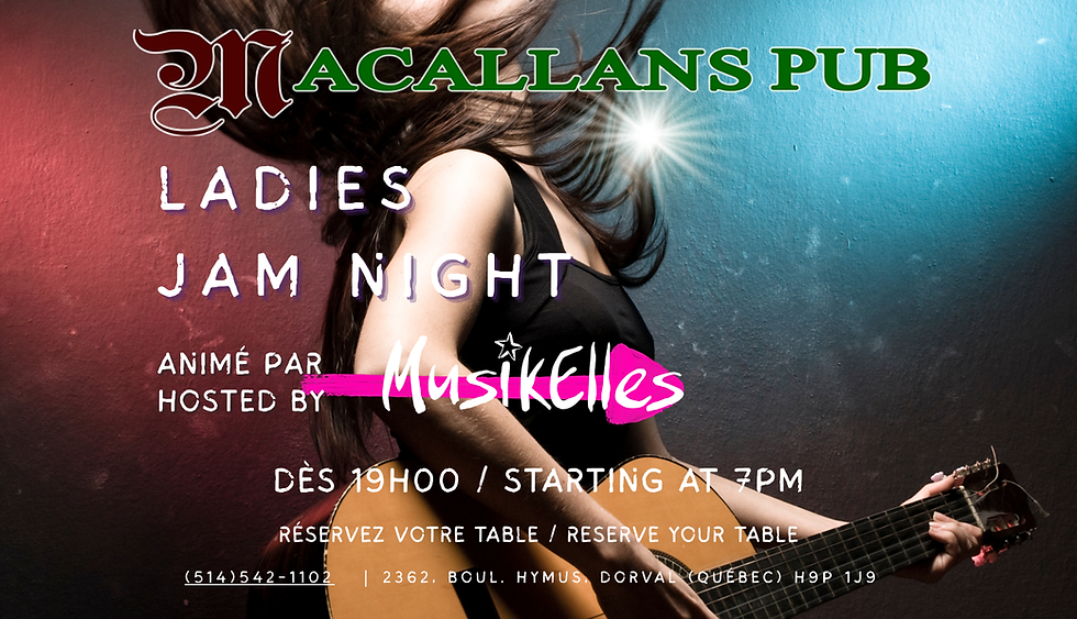 Ladies Jamnight animé par les MusikElles au Macallan's