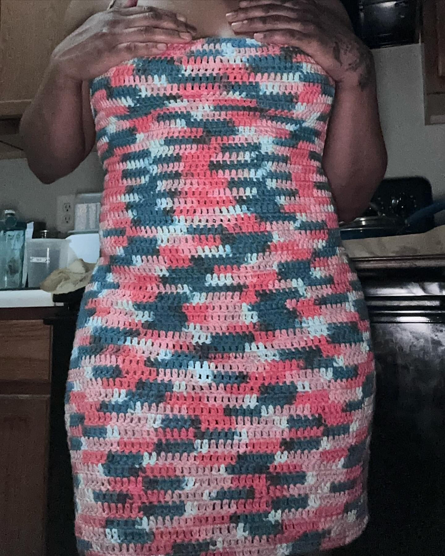 Back Out Crochet Dress