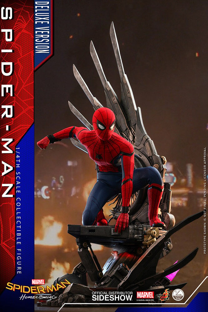 Thumbnail: Spider-Man Deluxe Version Quarter Scale Figure – Hot Toys