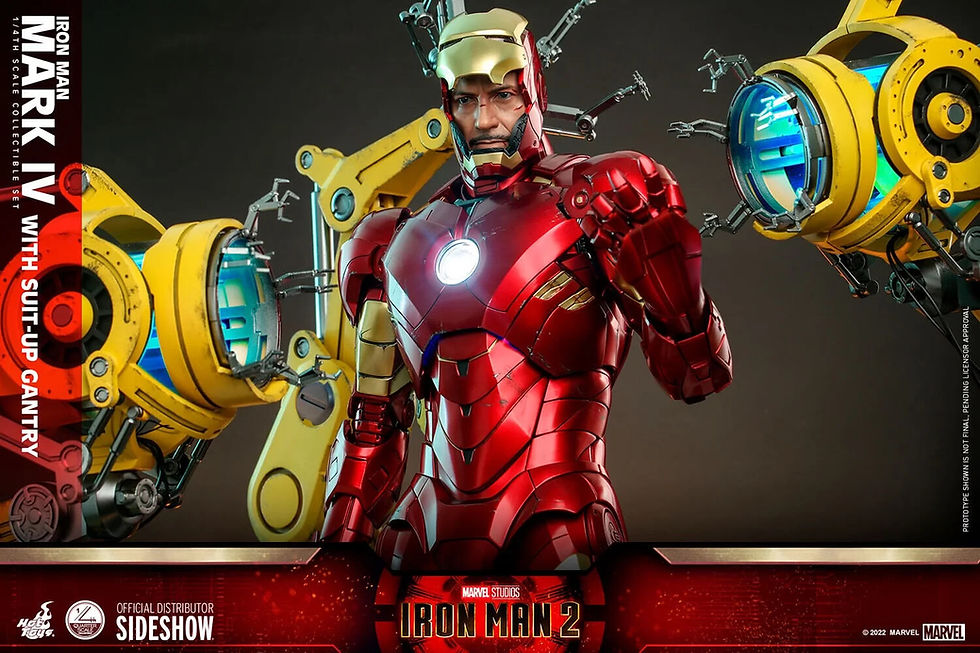 Thumbnail: Hot Toys – Iron Man Mark IV With Suit-Up Gantry Quarter Scale Figure Set