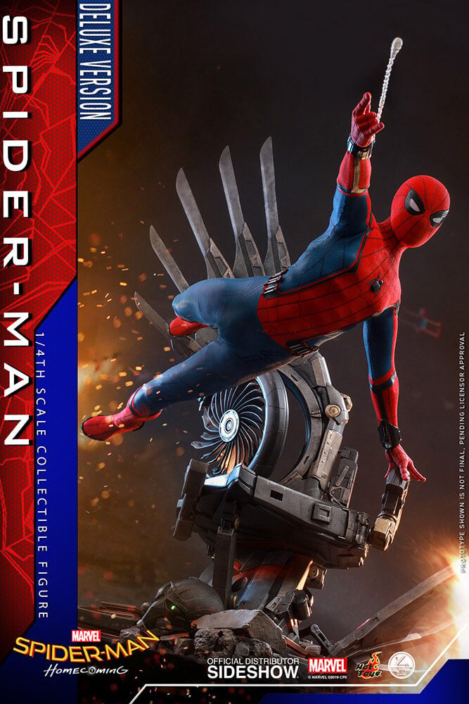 Thumbnail: Spider-Man Deluxe Version Quarter Scale Figure – Hot Toys