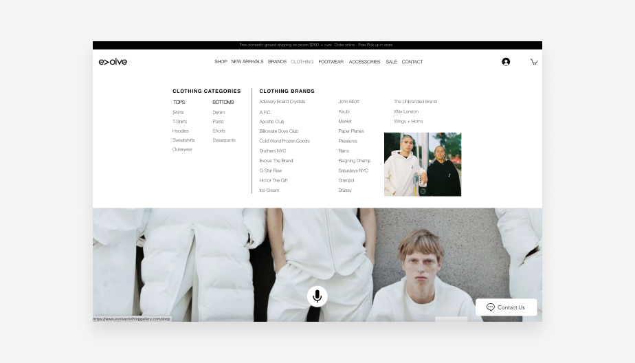 How to create a dropdown menu
