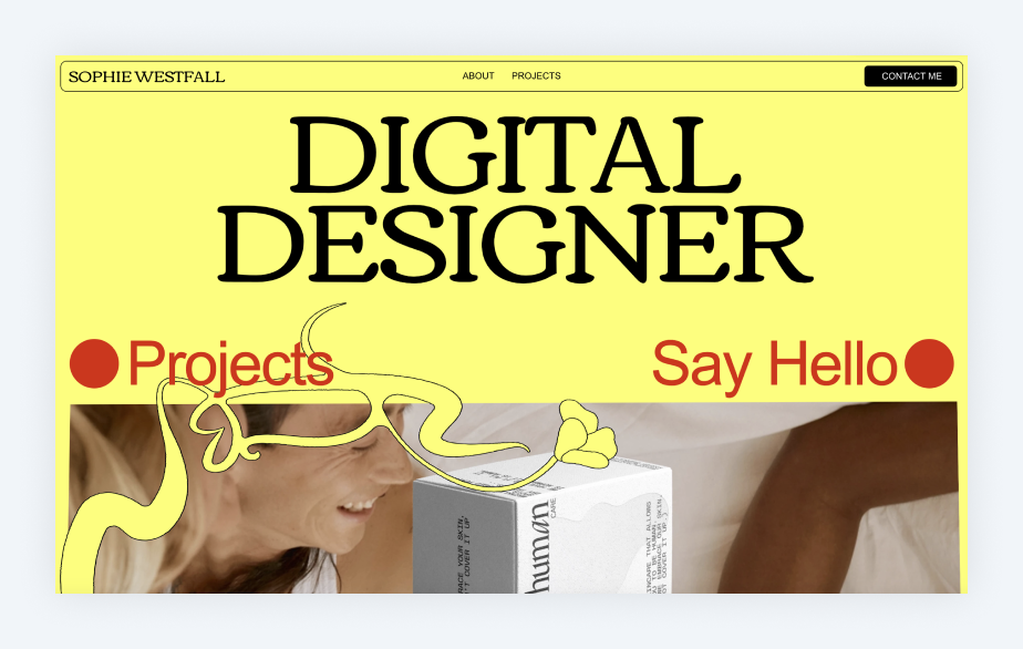Best portfolio websites - Sophie Westfall