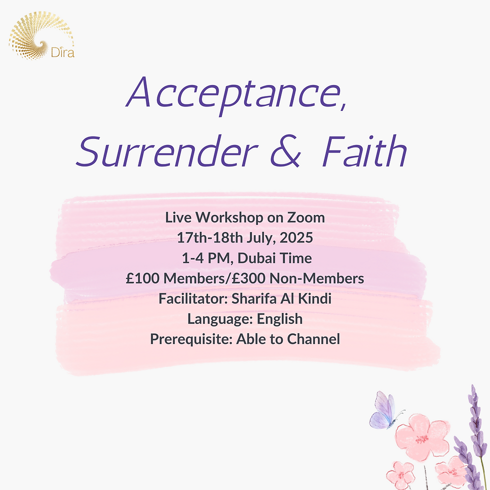 Live Workshop: Acceptance, Surrender & Faith