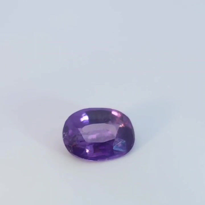 Thumbnail: 1.491 Ct Natural Ceylon Purple Sapphire