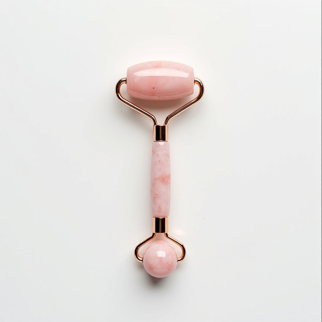 Rolo Facial Quartzo Rosa