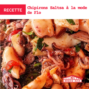 Recette des chipirons sauce SALTSA à la mode de Flo
