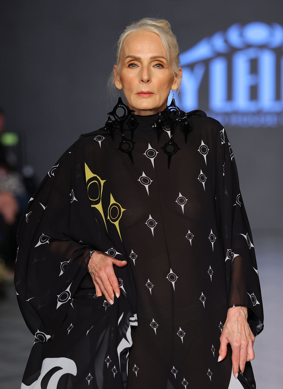 Chandelier Star Earrings