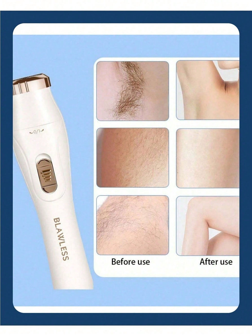 Thumbnail: 2026 Lady Shaver Hair Remover Women Razor Cordless Facial Hair Remover Machine B