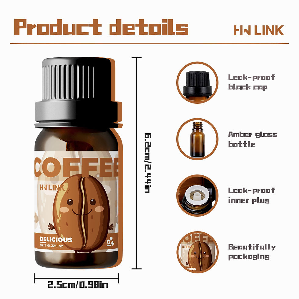 Thumbnail: 10ml Coffee Essential Oils Perfumes Fragrance Oils For Aromatherapy Diffusers Ho