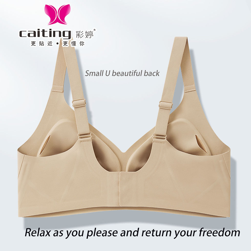 Thumbnail: CAITING Underwire bra breathable good quality women underwear V-neck seamless wo