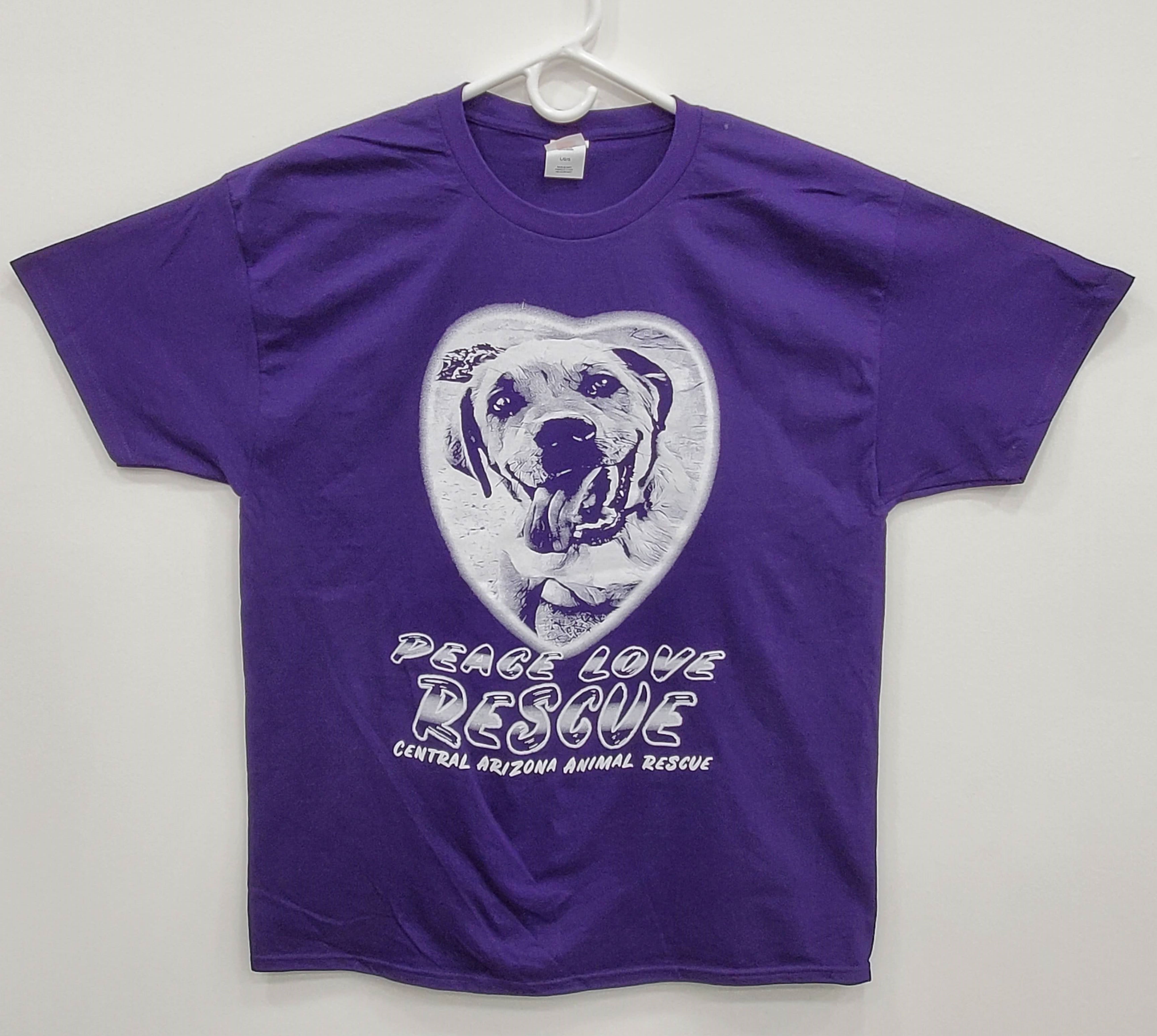 Peace Love Rescue (Purple)