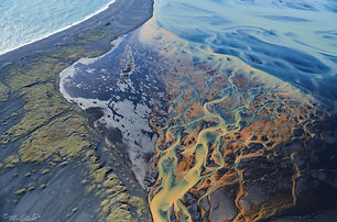 Eric Le Go - Photo d'Islande - rivière colorée